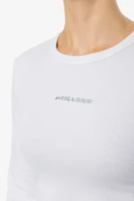 Nina Longsleeve White Light Grey