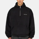 olten-teddy-half-zip-hoodie-black