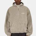 olten-teddy-half-zip-hoodie-flint-grey