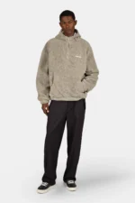 olten-teddy-half-zip-hoodie-flint-grey