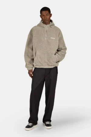 olten-teddy-half-zip-hoodie-flint-grey