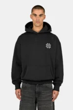 Opole Oversized Hoodie Washed Black