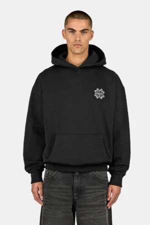 Opole Oversized Hoodie Washed Black
