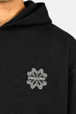 Opole Oversized Hoodie Washed Black