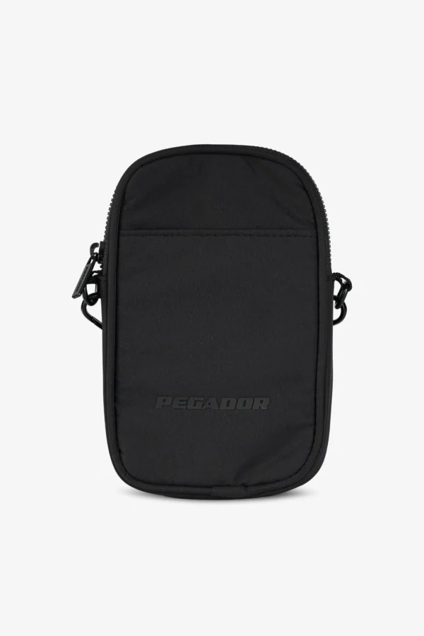Paralta Logo Nylon Phone Bag Black