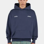 Peckert Oversized Hoodie Washed Indigo Navy