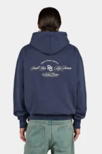 Peckert Oversized Hoodie Washed Indigo Navy