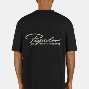 Pike Oversized Tee Washed Black Stone