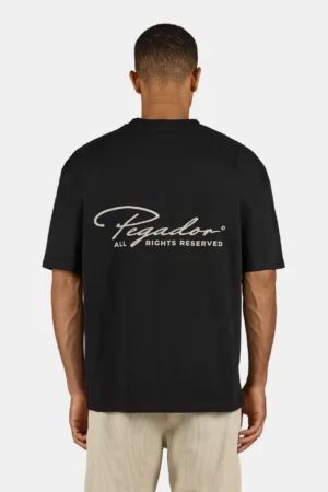 Pike Oversized Tee Washed Black Stone