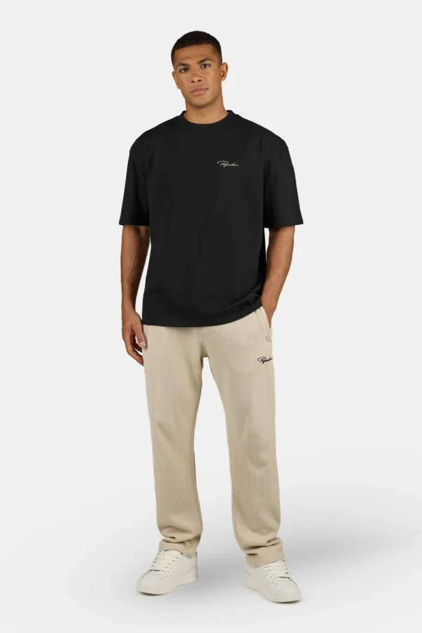 Pike Oversized Tee Washed Black Stone