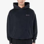Polion Oversized Hoodie Vintage Black