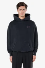 Polion Oversized Hoodie Vintage Black