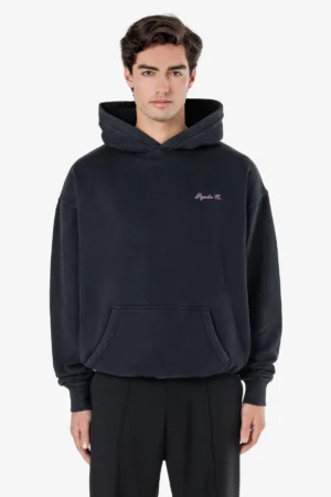 Polion Oversized Hoodie Vintage Black