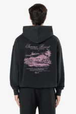 Polion Oversized Hoodie Vintage Black