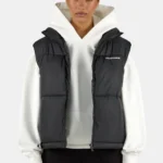 Priory Puffer Vest Black