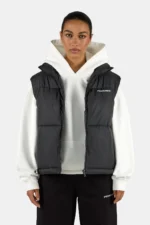 Priory Puffer Vest Black