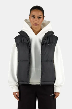 Priory Puffer Vest Black