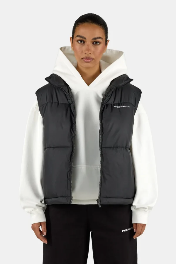 Priory Puffer Vest Black