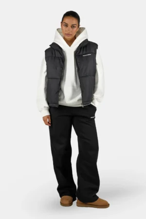 Priory Puffer Vest Black