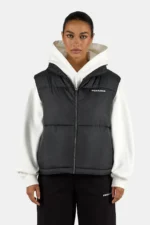 Priory Puffer Vest Black