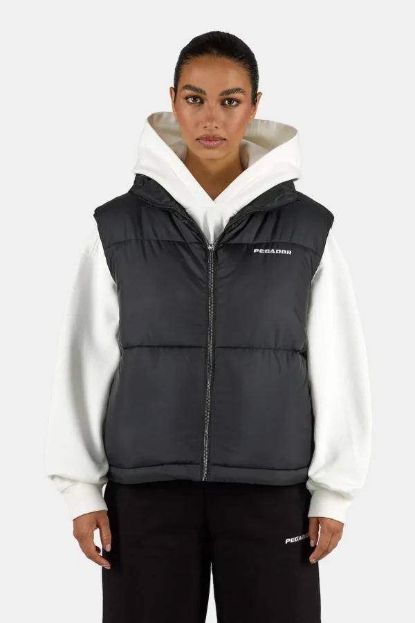 Priory Puffer Vest Black