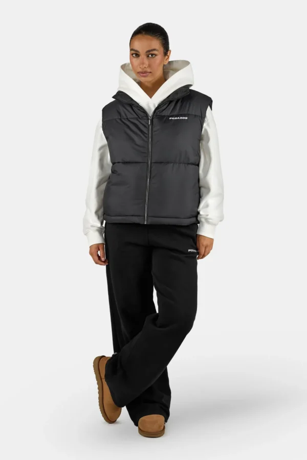 Priory Puffer Vest Black