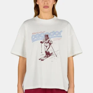 Pristina Heavy Oversized Tee Washed Snow White