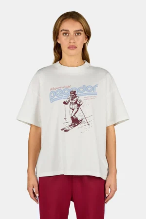 Pristina Heavy Oversized Tee Washed Snow White