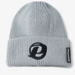 Santras Knit Beanie Light Grey Black