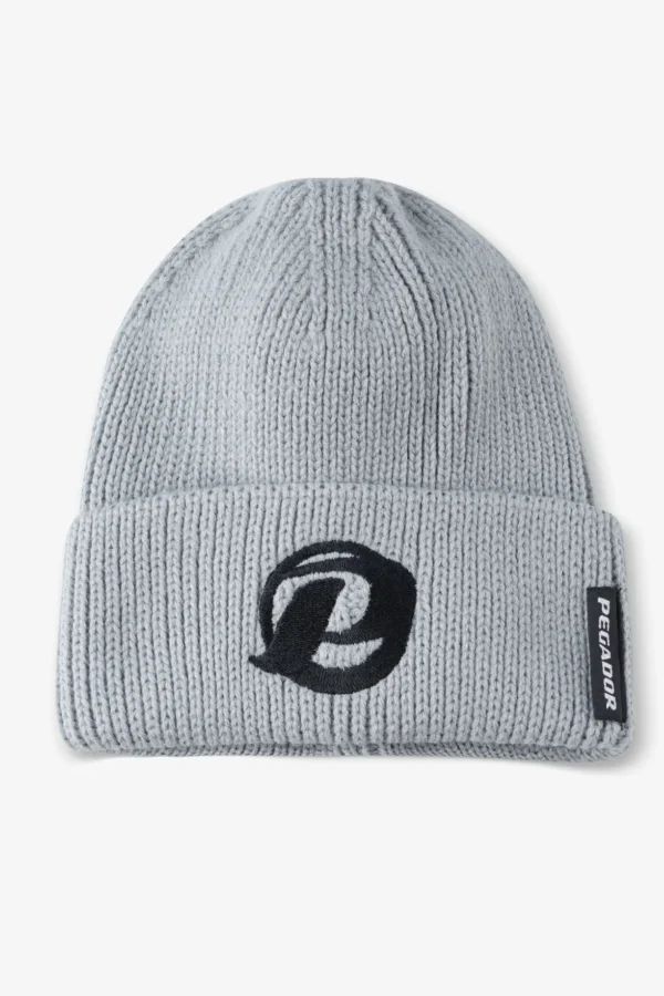 Santras Knit Beanie Light Grey Black