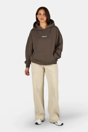 Savona Oversized Hoodie Washed Walnut Brown