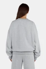 Sela Oversized Sweater Heather Grey White