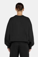 Sela Oversized Sweater Washed Black White