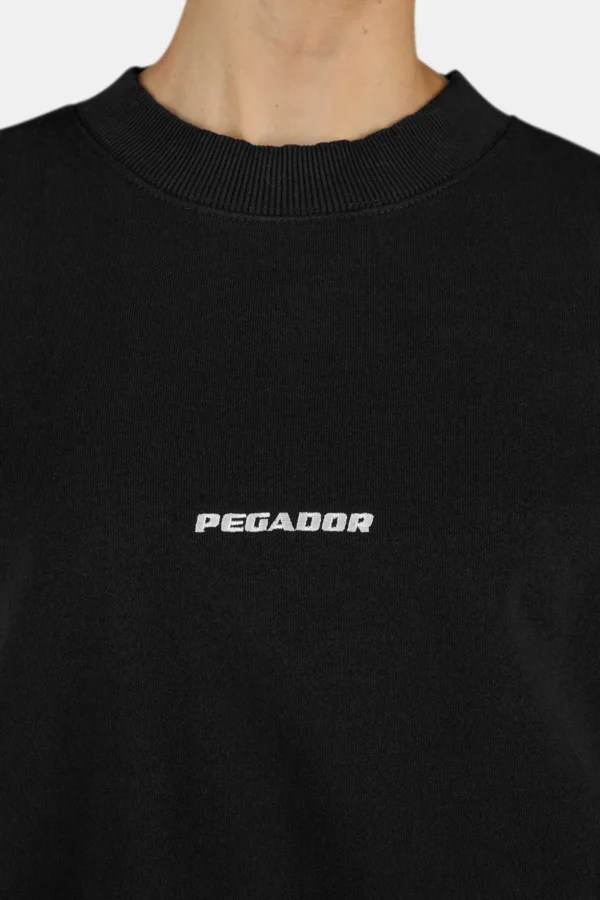 Sela Oversized Sweater Washed Black White
