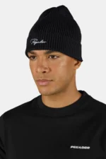 Signar Heavy Knit Beanie Black