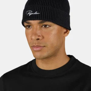 Signar Heavy Knit Beanie Black