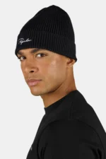 Signar Heavy Knit Beanie Black