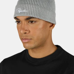 Signar Heavy Knit Beanie Heather Grey