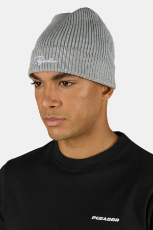 Signar Heavy Knit Beanie Heather Grey