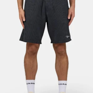 Signar Heavy Rib Shorts Vintage Black Unbleached
