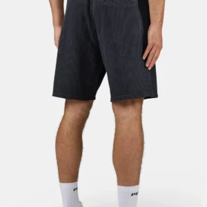 Signar Heavy Rib Shorts Vintage Black Unbleached