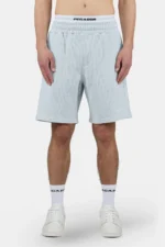 Signar Heavy Rib Shorts Washed Dream Blue Unbleached