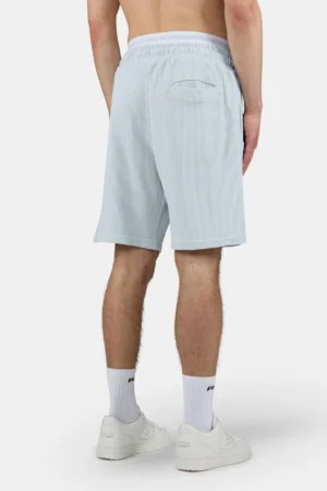 Signar Heavy Rib Shorts Washed Dream Blue Unbleached