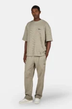 Signar Oversized Rib Tee Washed Flint Grey