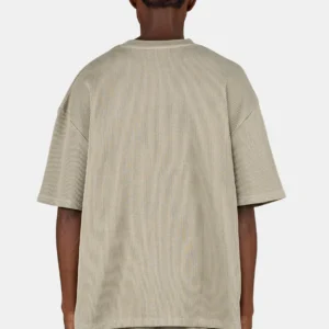 Signar Oversized Rib Tee Washed Flint Grey