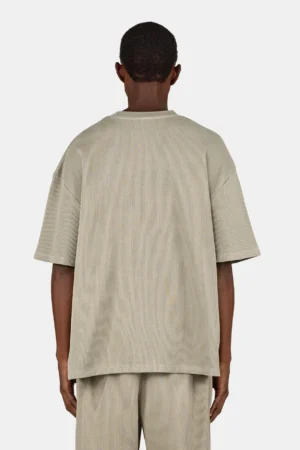 Signar Oversized Rib Tee Washed Flint Grey
