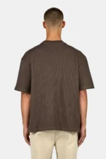 Signar Oversized Rib Tee Washed Walnut Brown