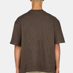 Signar Oversized Rib Tee Washed Walnut Brown