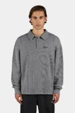 signar-rib-polo-longsleeve-vintage-grey-black