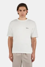 Signar Structured Knit Tee Warm White